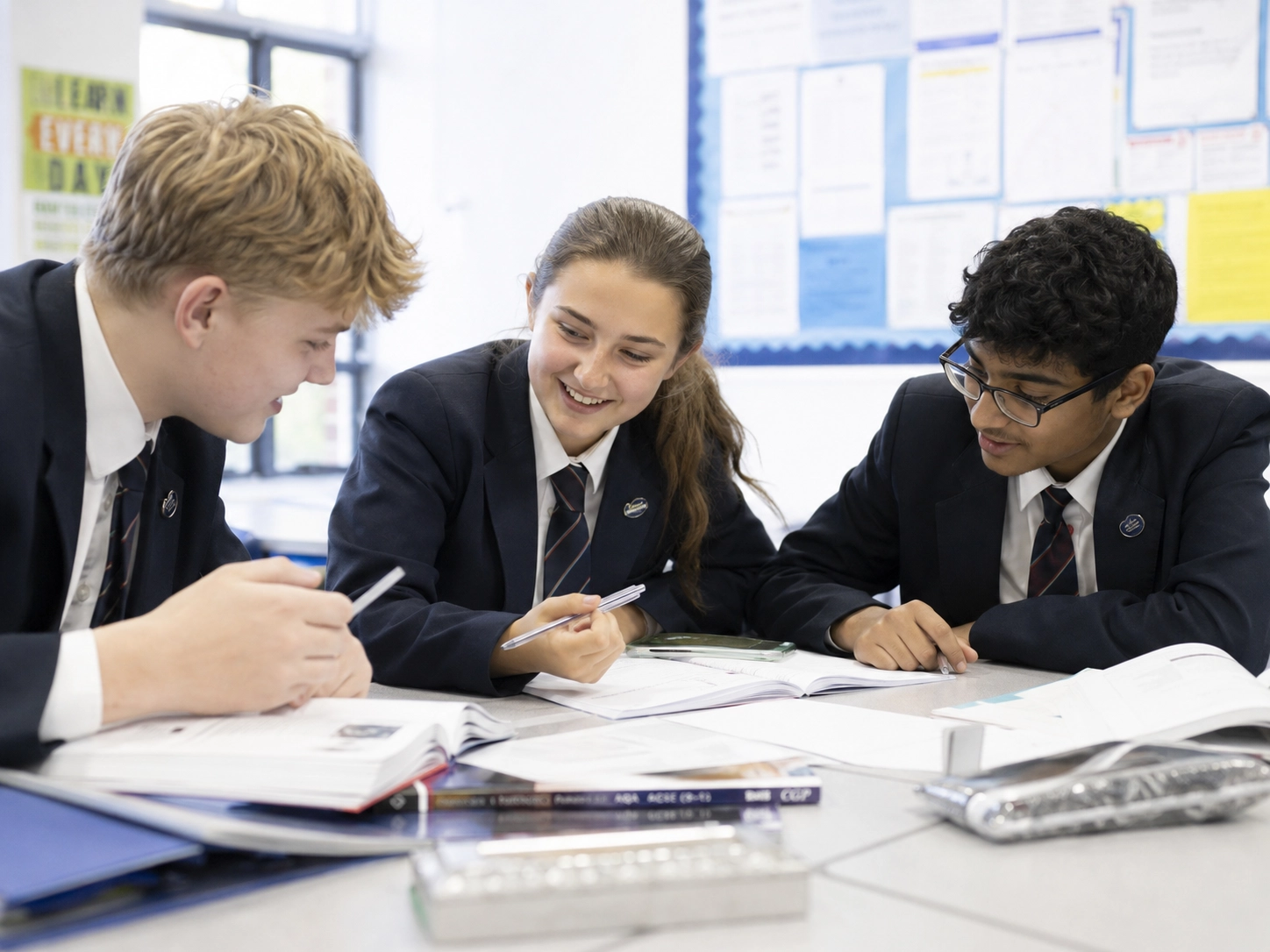 Young person with tutor